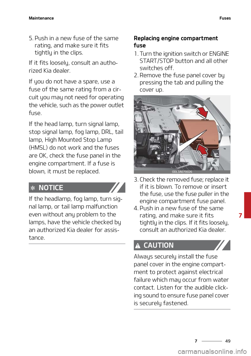 KIA FORTE 2021  Owners Manual ��
�
�
�.�B�J�O�U�F�O�B�O�D�F��V�T�F�T
�� �1�V�T�I��J�O��B��O�F�X��G�V�T�F��P�G��U�I�F��T�B�N�F��S�B�U�J�O�H�
��B�O�E��N�B�L�F��T�V�S�F��J�U��G�J�U�T�
�U�J�H�I�U�M�Z��J�O��U�I�F