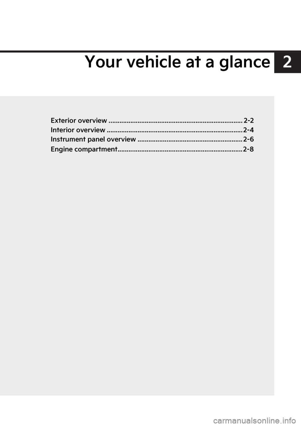 KIA CARNIVAL 2023  Owners Manual �
�:�P�V�S��W�F�I�J�D�M�F��B�U��B��H�M�B�O�D�F
�:�P�V�S��W�F�I�J�D�M�F��B�U��B��H�M�B�O�D�F
�&�Y�U�F�S�J�P�S��P�W�F�S�W�J�F�X ��������������������������������