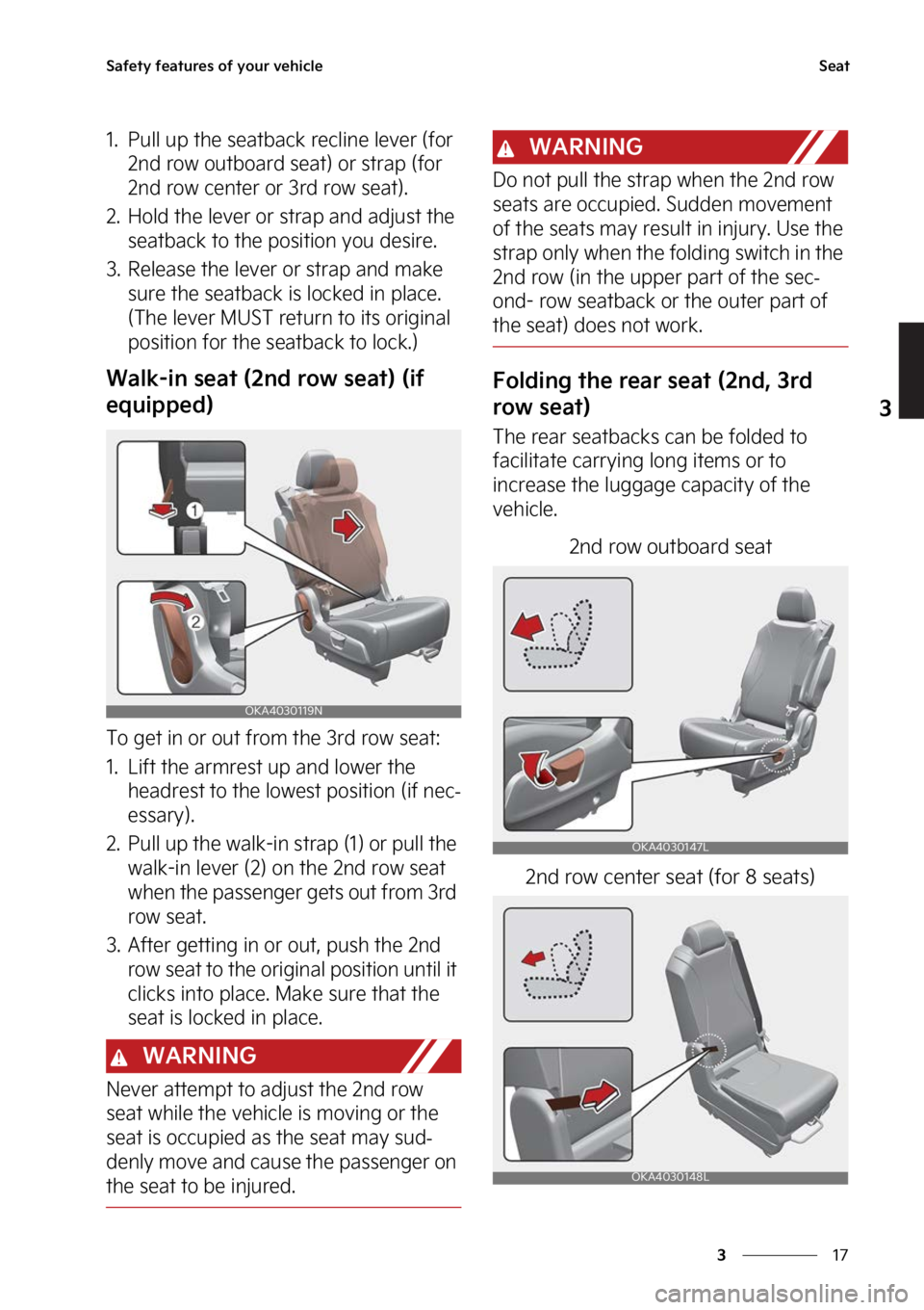 KIA CARNIVAL 2023  Owners Manual ��
�
�
�4�B�G�F�U�Z��G�F�B�U�V�S�F�T��P�G��Z�P�V�S��W�F�I�J�D�M�F�4�F�B�U
�� �1�V�M�M��V�Q��U�I�F��T�F�B�U�C�B�D�L��S�F�D�M�J�O�F��M�F�W�F�S��	�G�P�S���O�E��S�P�X��P�V�U�C�P�B�S�E�