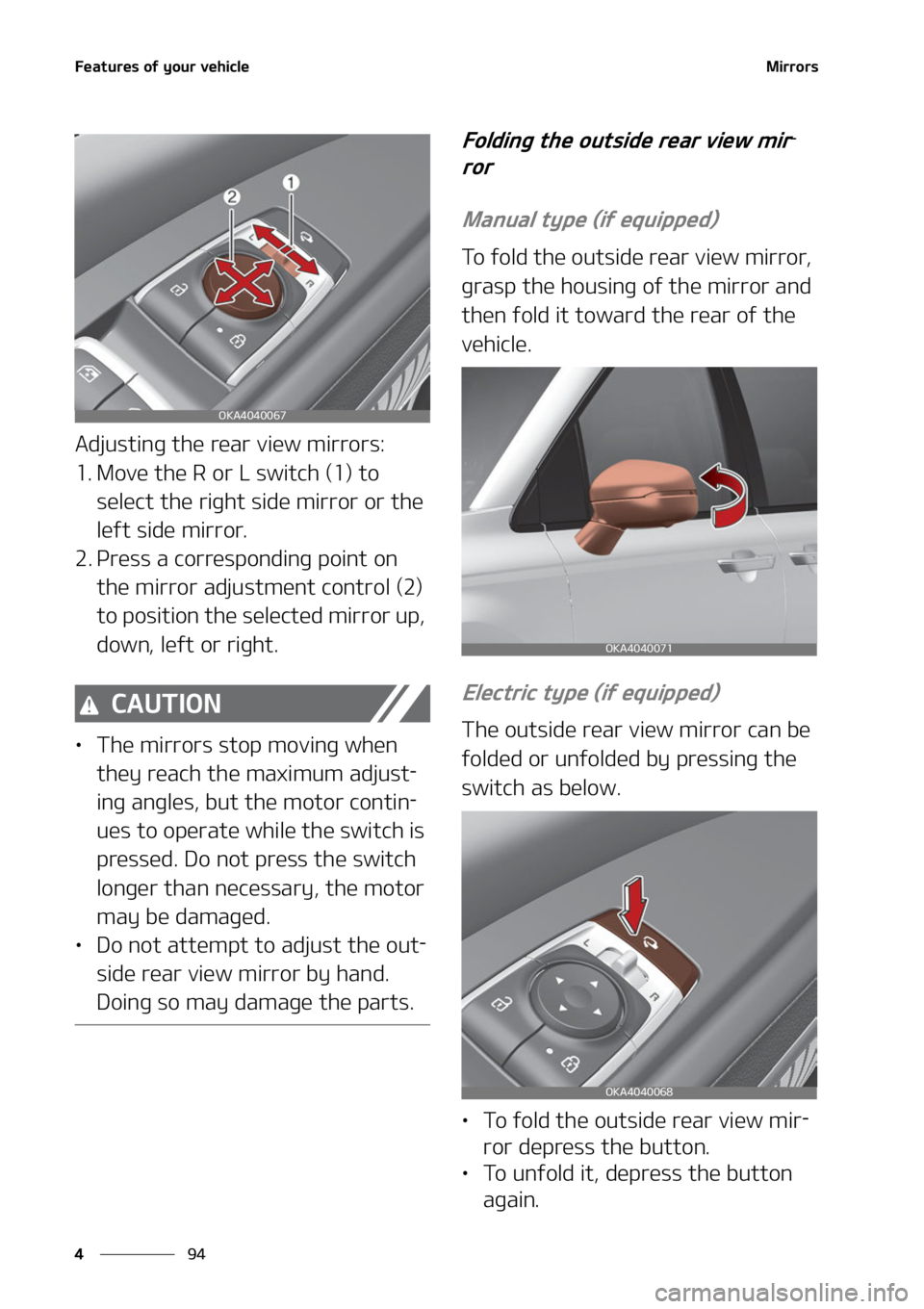 KIA CARNIVAL 2022  Owners Manual ��F�B�U�V�S�F�T��P�G��Z�P�V�S��W�F�I�J�D�M�F
��
�
�.�J�S�S�P�S�T
�"�E�K�V�T�U�J�O�H��U�I�F��S�F�B�S��W�J�F�X��N�J�S�S�P�S�T�
�� �.�P�W�F��U�I�F��3��P�S��-��T�X�J�U�D�I��	��
��U�P