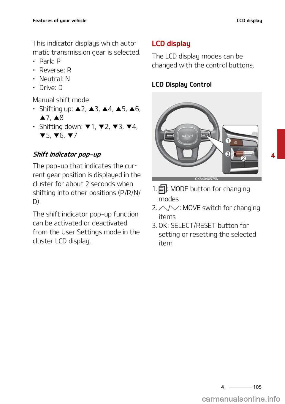 KIA CARNIVAL 2022  Owners Manual ���
�
�
��F�B�U�V�S�F�T��P�G��Z�P�V�S��W�F�I�J�D�M�F�-�$�%��E�J�T�Q�M�B�Z
�5�I�J�T��J�O�E�J�D�B�U�P�S��E�J�T�Q�M�B�Z�T��X�I�J�D�I��B�V�U�P-
�N�B�U�J�D��U�S�B�O�T�N�J�T�T�J�P�O��H�F�B�S