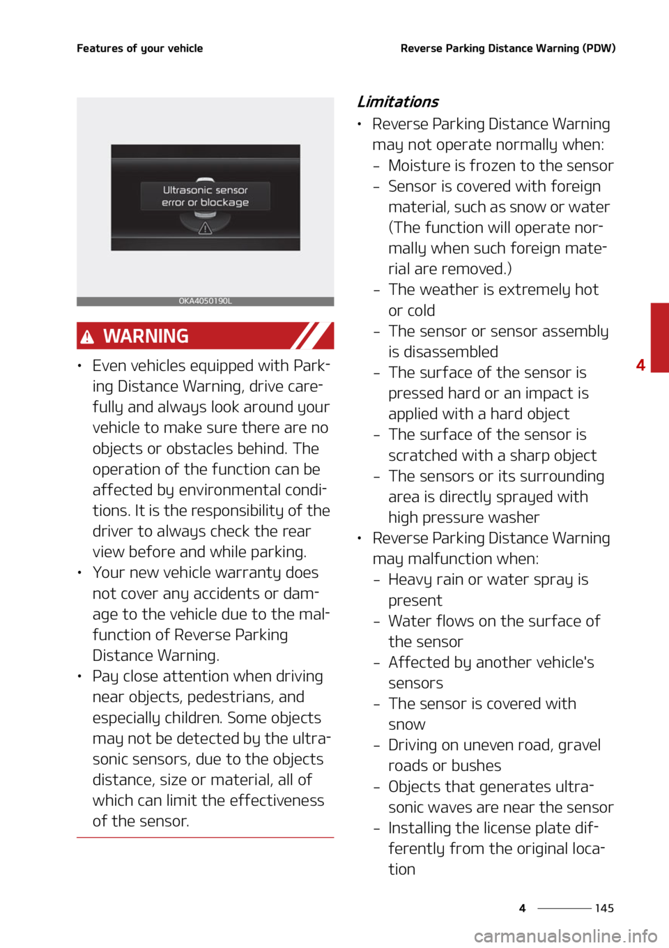KIA CARNIVAL 2022  Owners Manual ���
�
�
��F�B�U�V�S�F�T��P�G��Z�P�V�S��W�F�I�J�D�M�F�3�F�W�F�S�T�F��1�B�S�L�J�O�H��%�J�T�U�B�O�D�F��8�B�S�O�J�O�H��	�1�%�8�

�8�" �3 �/ �* �/ �(
LÜ�&�W�F�O��W�F�I�J�D�M�F�T��F�R�V�J�Q�