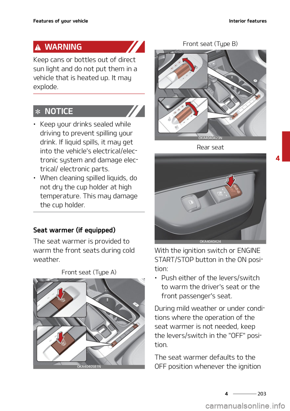 KIA CARNIVAL 2022  Owners Manual ���
�
�
��F�B�U�V�S�F�T��P�G��Z�P�V�S��W�F�I�J�D�M�F�*�O�U�F�S�J�P�S��G�F�B�U�V�S�F�T
�8�" �3 �/ �* �/ �(
�,�F�F�Q��D�B�O�T��P�S��C�P�U�U�M�F�T��P�V�U��P�G��E�J�S�F�D�U�
�T�V�O��M�J�