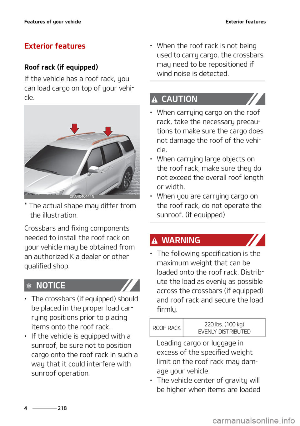 KIA CARNIVAL 2022  Owners Manual ��F�B�U�V�S�F�T��P�G��Z�P�V�S��W�F�I�J�D�M�F
���
�
�&�Y�U�F�S�J�P�S��G�F�B�U�V�S�F�T
�&�Y�U�F�S�J�P�S��G�F�B�U�V�S�F�T
�3�P�P�G��S�B�D�L��	�J�G��F�R�V�J�Q�Q�F�E�

�*�G��U�I�F��W�F�I�J�D