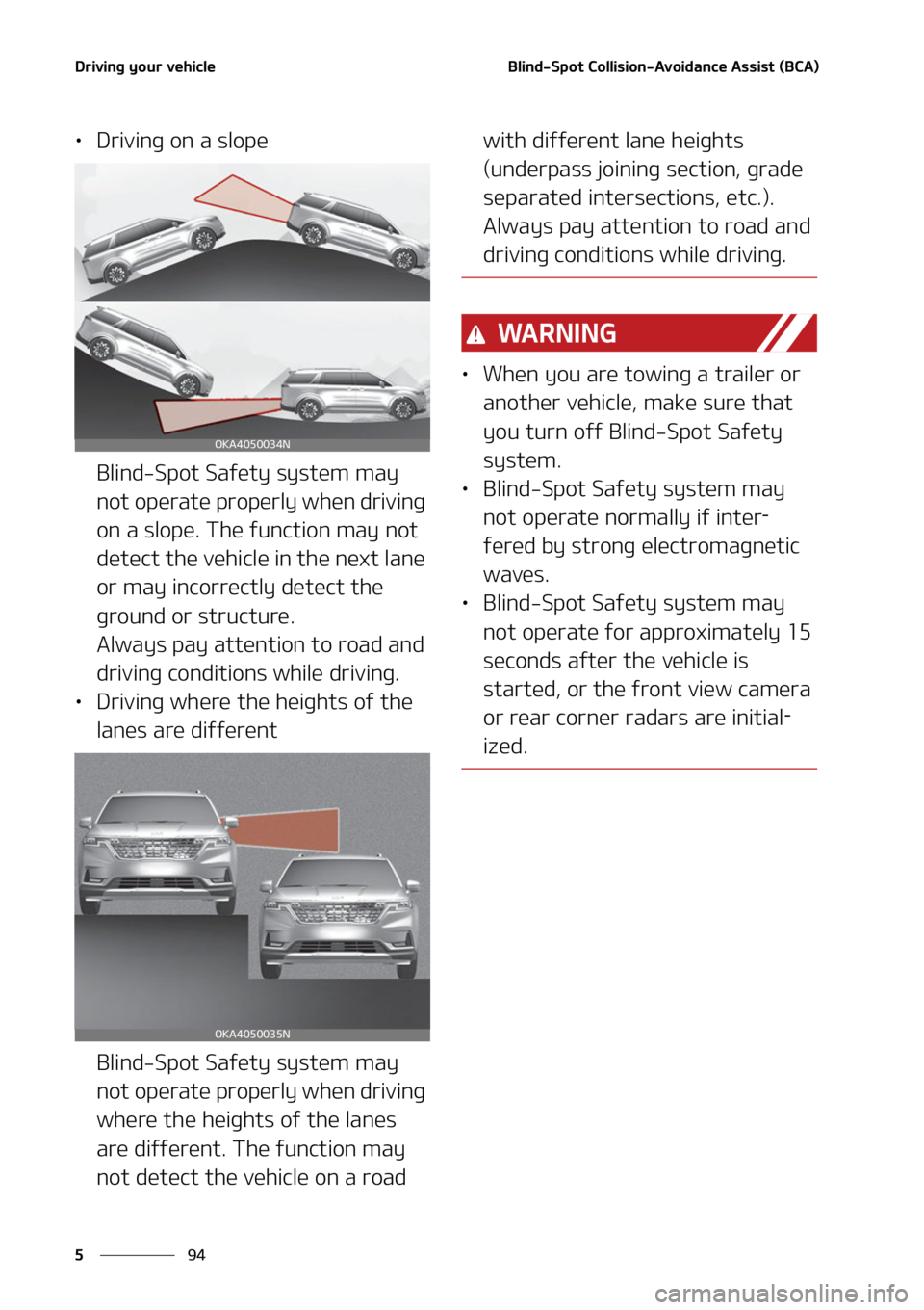 KIA CARNIVAL 2022  Owners Manual �%�S�J�W�J�O�H��Z�P�V�S��W�F�I�J�D�M�F
��
�
�#�M�J�O�E��4�Q�P�U��$�P�M�M�J�T�J�P�O��"�W�P�J�E�B�O�D�F��"�T�T�J�T�U��	�#�$�"�

LÜ �%�S�J�W�J�O�H��P�O��B��T�M�P�Q�F
�#�M�J�O�E��4�Q�P�U��