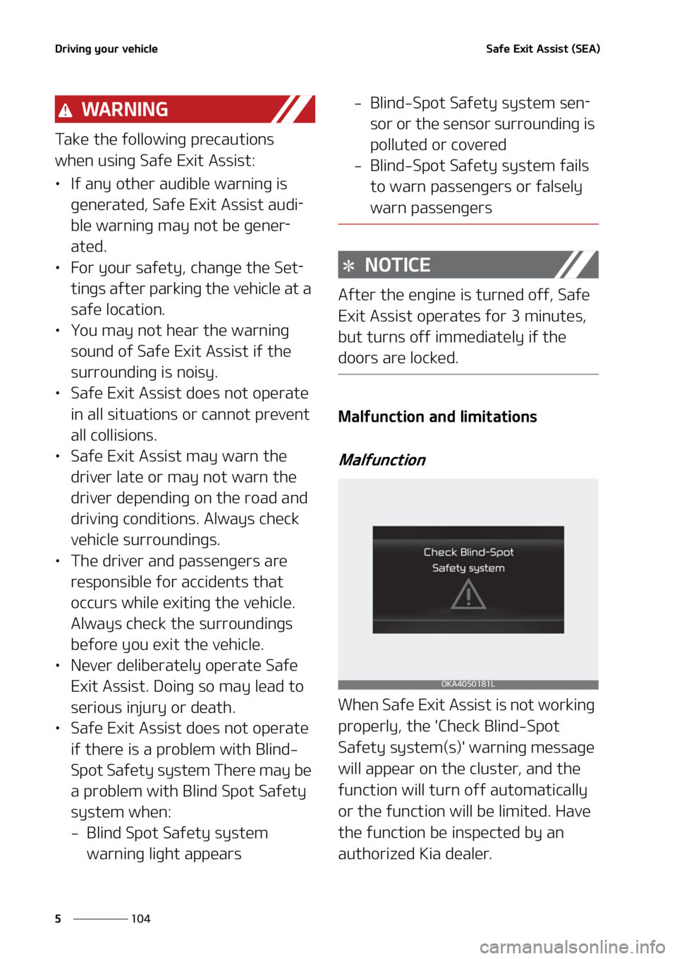 KIA CARNIVAL 2022  Owners Manual �%�S�J�W�J�O�H��Z�P�V�S��W�F�I�J�D�M�F
���
�
�4�B�G�F��&�Y�J�U��"�T�T�J�T�U��	�4�&�"�

�8�" �3 �/ �* �/ �(
�5�B�L�F��U�I�F��G�P�M�M�P�X�J�O�H��Q�S�F�D�B�V�U�J�P�O�T�
�X�I�F�O��V�T�J�O�H�