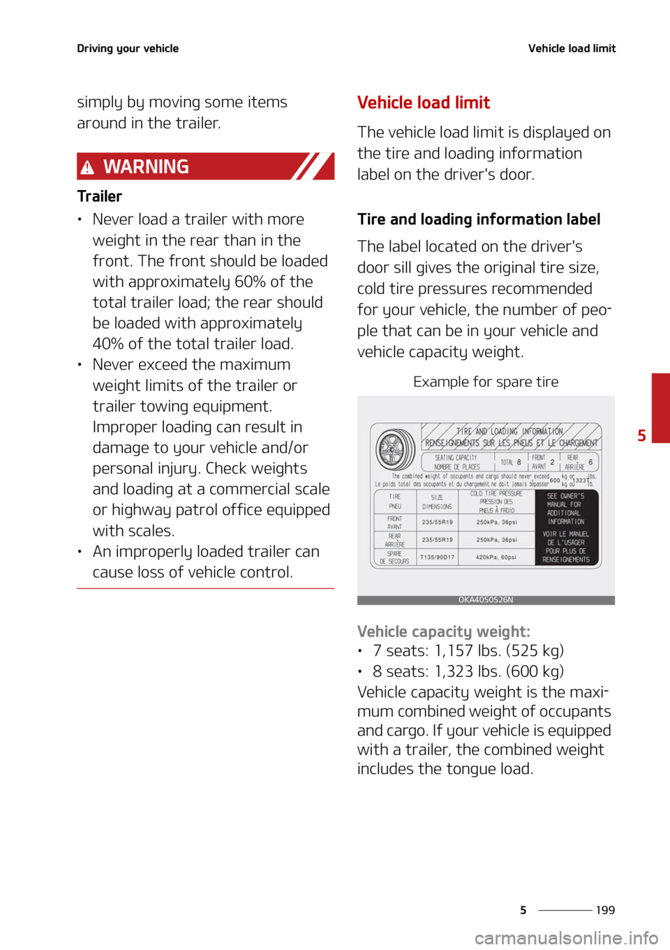 KIA CARNIVAL 2022  Owners Manual ���
�
�
�%�S�J�W�J�O�H��Z�P�V�S��W�F�I�J�D�M�F�7�F�I�J�D�M�F��M�P�B�E��M�J�N�J�U
�T�J�N�Q�M�Z��C�Z��N�P�W�J�O�H��T�P�N�F��J�U�F�N�T�
�B�S�P�V�O�E��J�O��U�I�F��U�S�B�J�M�F�S�
�8�" �3 