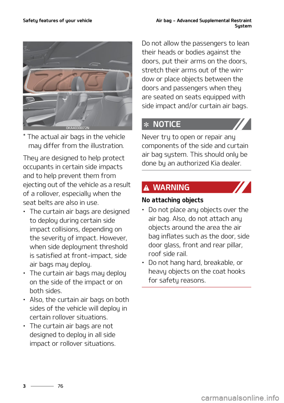 KIA CARNIVAL 2022  Owners Manual �4�B�G�F�U�Z��G�F�B�U�V�S�F�T��P�G��Z�P�V�S��W�F�I�J�D�M�F
��
�
�"�J�S��C�B�H����"�E�W�B�O�D�F�E��4�V�Q�Q�M�F�N�F�O�U�B�M��3�F�T�U�S�B�J�O�U
�4�Z�T�U�F�N
���5�I�F��B�D�U�V�B�M��B�J�S�