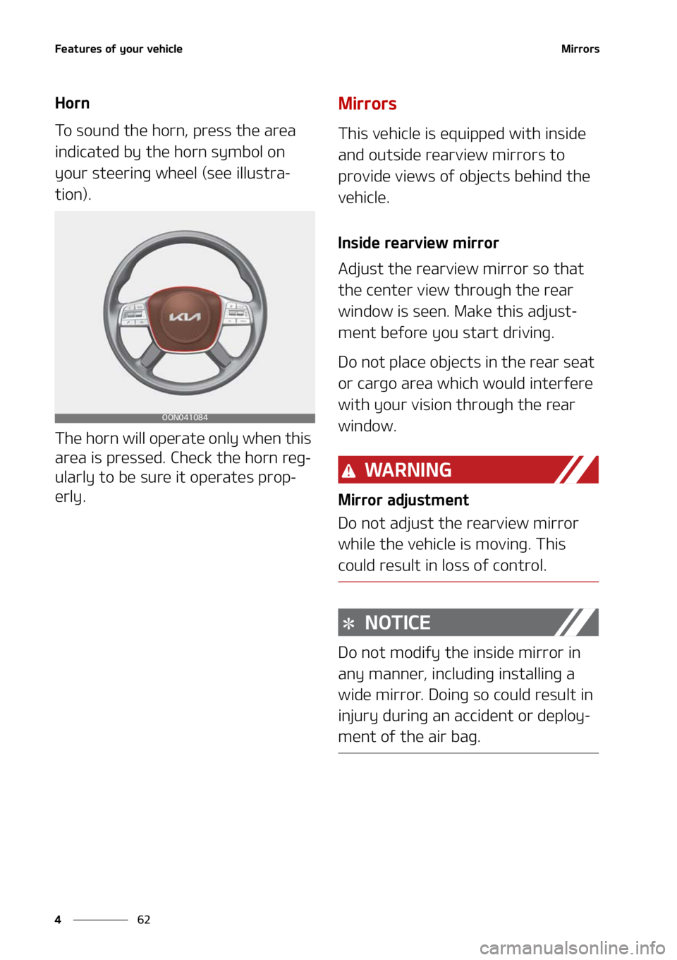 KIA TELLURIDE 2022  Owners Manual ��F�B�U�V�S�F�T��P�G��Z�P�V�S��W�F�I�J�D�M�F
��
�
�.�J�S�S�P�S�T
�)�P�S�O
�5�P��T�P�V�O�E��U�I�F��I�P�S�O�
��Q�S�F�T�T��U�I�F��B�S�F�B�
�J�O�E�J�D�B�U�F�E��C�Z��U�I�F ��I�P�S�O��T�Z�