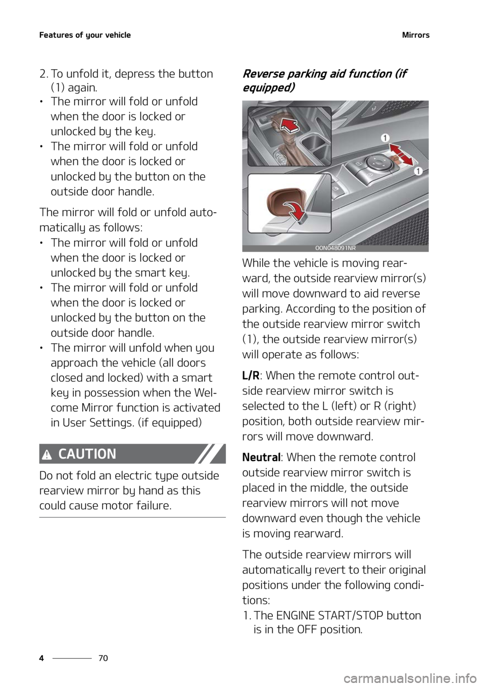 KIA TELLURIDE 2022  Owners Manual ��F�B�U�V�S�F�T��P�G��Z�P�V�S��W�F�I�J�D�M�F
��
�
�.�J�S�S�P�S�T
�� �5�P��V�O�G�P�M�E��J�U�
��E�F �Q�S�F�T�T��U�I�F��C�V�U�U�P�O�
�	��
��B�H�B�J�O�
LÜ �5�I�F��N�J�S�S�P�S��X�J�M�M