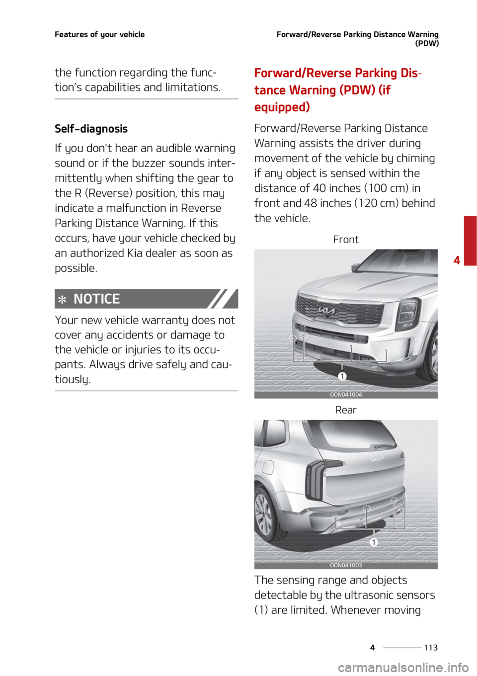 KIA TELLURIDE 2022  Owners Manual ���
�
�
��F�B�U�V�S�F�T��P�G��Z�P�V�S��W�F�I�J�D�M�F��P�S�X�B�S�E��3�F�W�F�S�T�F��1�B�S�L�J�O�H��%�J�T�U�B�O�D�F��8�B�S�O�J�O�H�	�1�%�8�

�U�I�F��G�V�O�D�U�J�P�O��S�F�H�B�S�E�J�O�H��U