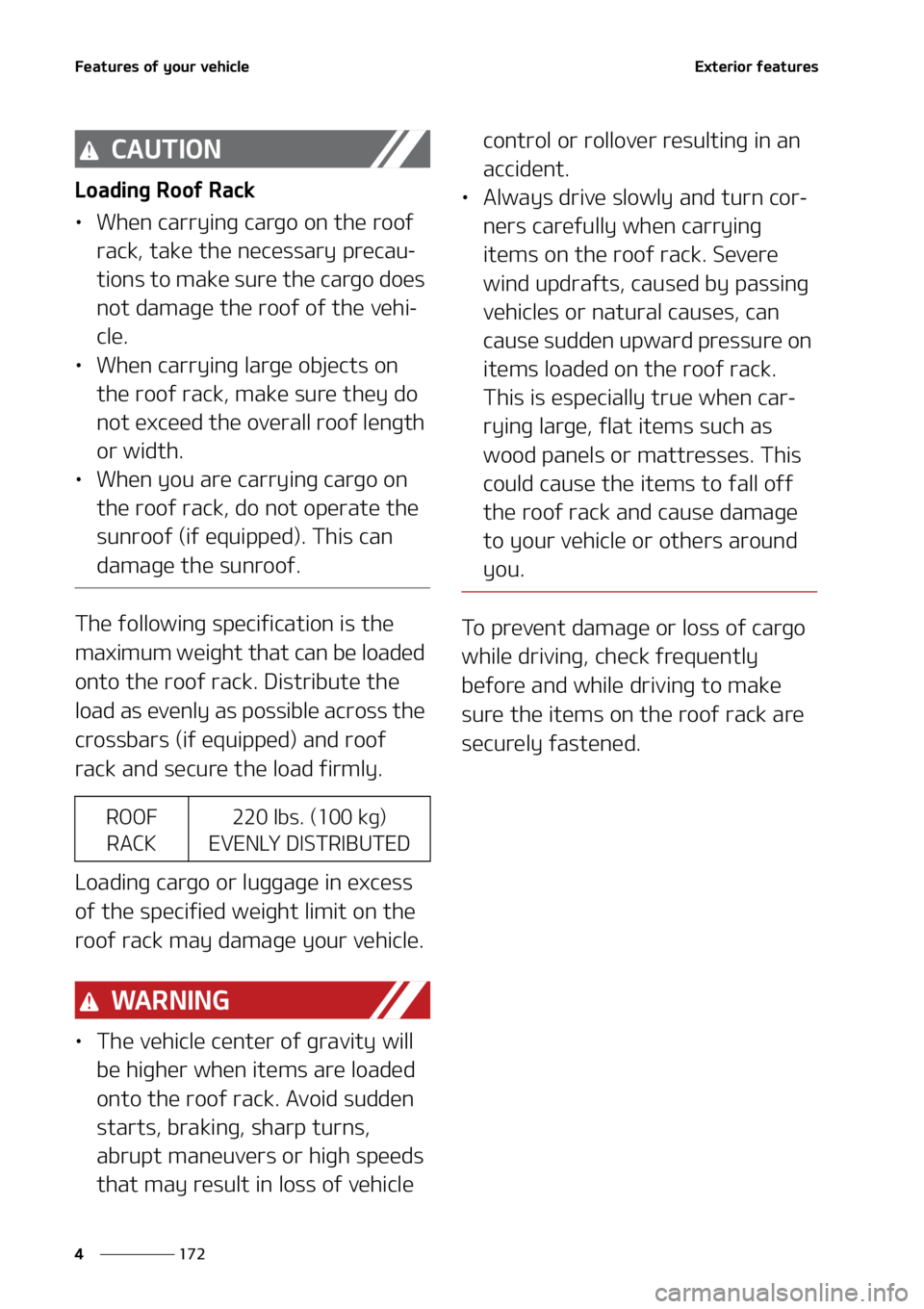 KIA TELLURIDE 2022  Owners Manual ��F�B�U�V�S�F�T��P�G��Z�P�V�S��W�F�I�J�D�M�F
���
�
�&�Y�U�F�S�J�P�S��G�F�B�U�V�S�F�T
�$�"�6�5�*�0�/
�-�P�B�E�J�O�H��3�P�P�G��3�B�D�L
LÜ �8�I�F�O��D�B�S�S�Z�J�O�H��D�B �S�H�P��P�O��U�I�