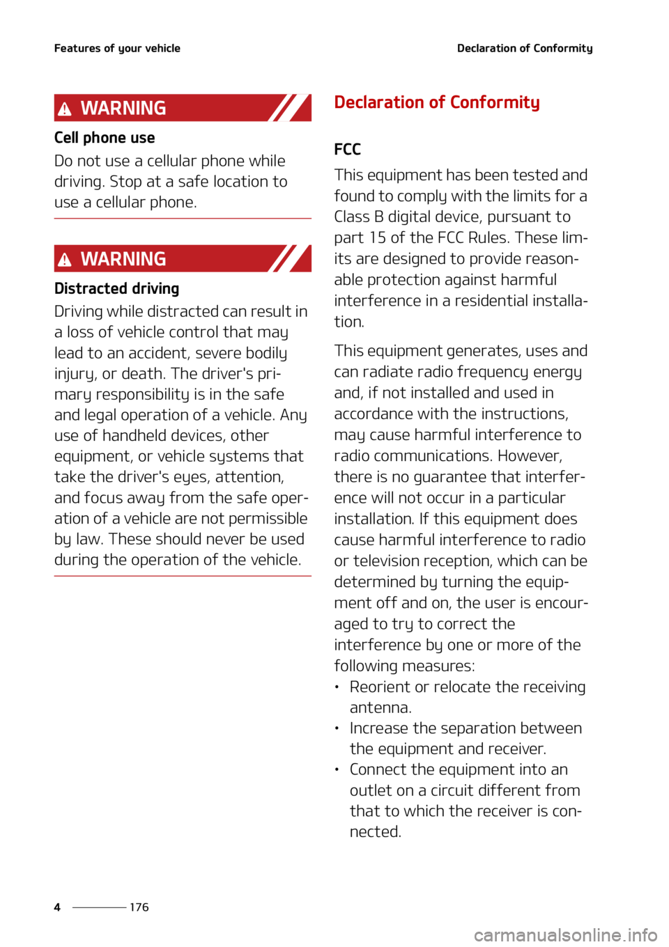 KIA TELLURIDE 2022  Owners Manual ��F�B�U�V�S�F�T��P�G��Z�P�V�S��W�F�I�J�D�M�F
���
�
�%�F�D�M�B�S�B�U�J�P�O��P�G��$�P�O�G�P�S�N�J�U�Z
�8�" �3 �/ �* �/ �(
�$�F�M�M��Q�I�P�O�F��V�T�F
�%�P��O�P�U��V�T�F��B��D�F�M�M�V �M�B