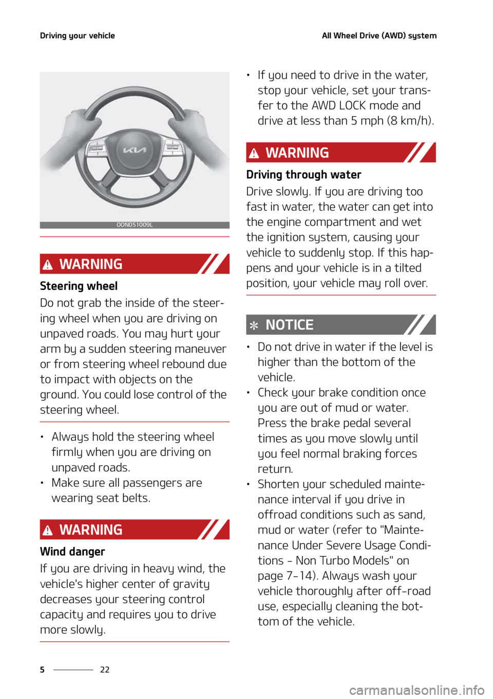 KIA TELLURIDE 2022  Owners Manual �%�S�J�W�J�O�H��Z�P�V�S��W�F�I�J�D�M�F
��
�
�"�M�M��8�I�F�F�M��%�S�J�W�F��	�"�8�%�
��T�Z�T�U�F�N
�8�" �3 �/ �* �/ �(
�4�U�F�F�S�J�O�H��X�I�F�F�M
�%�P��O�P�U��H�S�B�C��U�I�F��J�O�T�J�E�F�