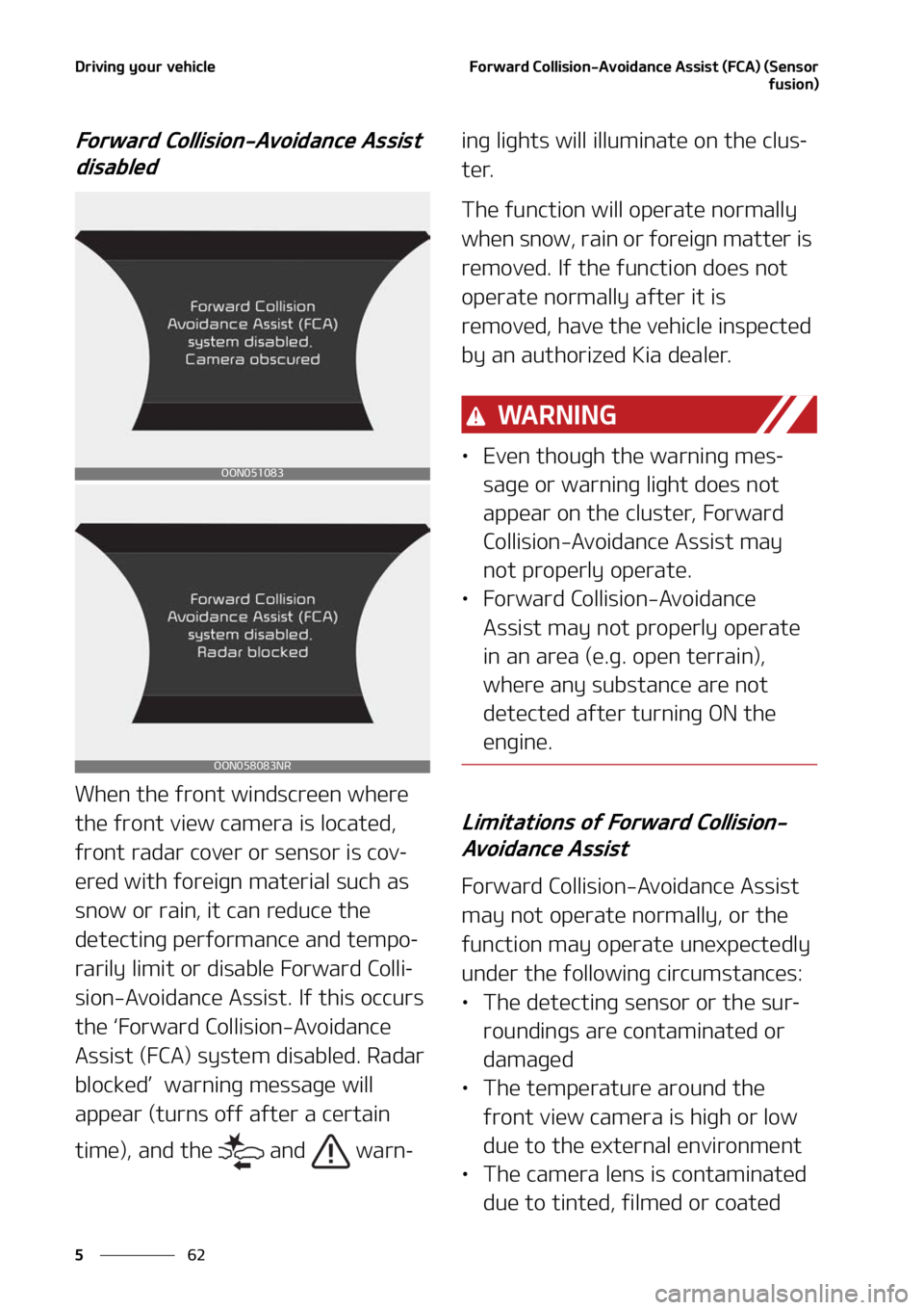 KIA TELLURIDE 2022  Owners Manual �%�S�J�W�J�O�H��Z�P�V�S��W�F�I�J�D�M�F
��
�
��P�S�X�B�S�E��$�P�M�M�J�T�J�P�O��"�W�P�J�E�B�O�D�F��"�T�T�J�T�U��	��$�"�
��	�4�F�O�T�P�S
�G�V�T�J�P�O�

��P�S�X�B�S�E��$�P�M�M�J�T�J�P�O��"�