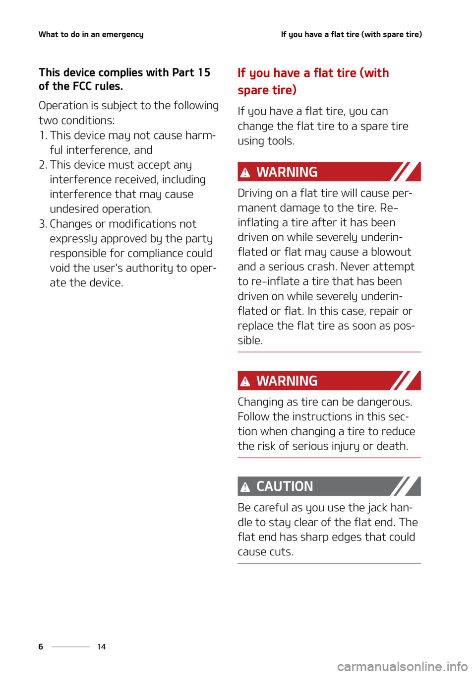 KIA TELLURIDE 2022  Owners Manual �8�I�B�U��U�P��E�P��J�O��B�O��F�N�F�S�H�F�O�D�Z
��
�
�*�G��Z�P�V��I�B�W�F��B��G�M�B�U��U�J�S�F��	�X�J�U�I��T�Q�B�S�F��U�J�S�F�

�5�I�J�T��E�F�W�J�D�F��D�P�N�Q�M�J�F�T��X�J�U�I��1�B