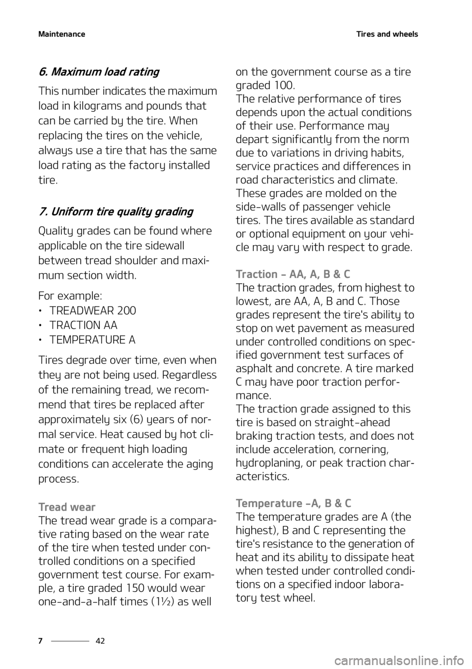 KIA TELLURIDE 2022  Owners Manual �.�B�J�O�U�F�O�B�O�D�F
��
�
�5�J�S�F�T��B�O�E��X�I�F�F�M�T
����.�B�Y�J�N�V�N��M�P�B�E��S�B�U�J�O�H
�5�I�J�T��O�V�N�C�F�S��J�O�E�J�D�B�U�F�T��U�I�F��N�B�Y�J�N�V�N�
�M�P�B�E��J�O��L�J�M