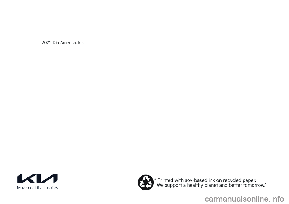 KIA RIO 2022  Owners Manual 
