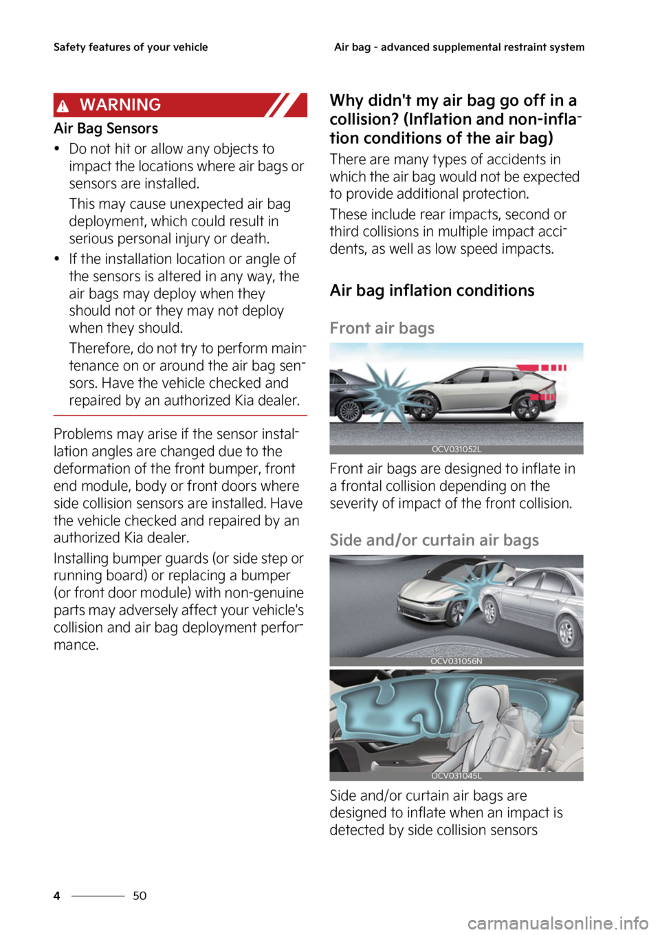 KIA EV6 2022  Owners Manual �4�B�G�F�U�Z��G�F�B�U�V�S�F�T��P�G��Z�P�V�S��W�F�I�J�D�M�F
��
�
�"�J�S��C�B�H����B�E�W�B�O�D�F�E��T�V�Q�Q�M�F�N�F�O�U�B�M��S�F�T�U�S�B�J�O�U��T�Z�T�U�F�N
�8�"�3�/�*�/�(
�"�J�S��#�B�H��