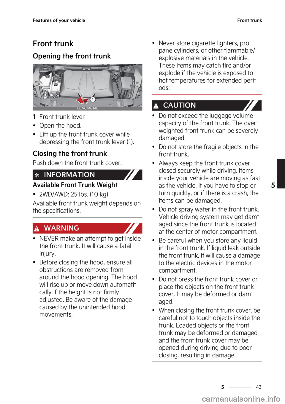 KIA EV6 2022  Owners Manual ��
�
�
��F�B�U�V�S�F�T��P�G��Z�P�V�S��W�F�I�J�D�M�F��S�P�O�U��U�S�V�O�L
��S�P�O�U��U�S�V�O�L
�0�Q�F�O�J�O�H��U�I�F��G�S�P�O�U��U�S�V�O�L
����S�P�O�U��U�S�V�O�L��M�F�W�F�S
