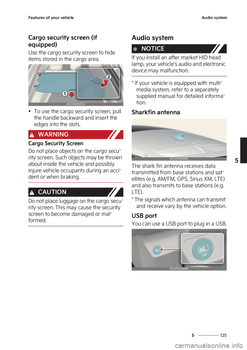 KIA EV6 2022  Owners Manual ���
�
�
��F�B�U�V�S�F�T��P�G��Z�P�V�S��W�F�I�J�D�M�F�"�V�E�J�P��T�Z�T�U�F�N
�$�B�S�H�P��T�F�D�V�S�J�U�Z��T�D�S�F�F�O��	�J�G�
�F�R�V�J�Q�Q�F�E�

�6�T�F��U�I�F��D�B�S�H�P��T�F�D�V�S�J�U