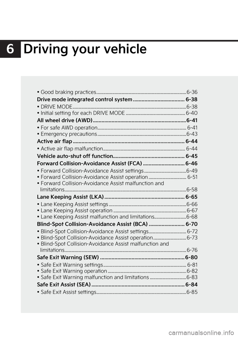 KIA EV6 2022  Owners Manual ��%�S�J�W�J�O�H��Z�P�V�S��W�F�I�J�D�M�F
