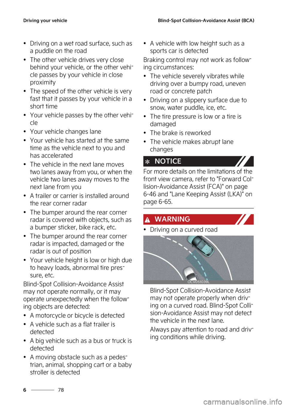 KIA EV6 2022  Owners Manual �%�S�J�W�J�O�H��Z�P�V�S��W�F�I�J�D�M�F
��
�
�#�M�J�O�E��4�Q�P�U��$�P�M�M�J�T�J�P�O��"�W�P�J�E�B�O�D�F��"�T�T�J�T�U��	�#�$�"�

