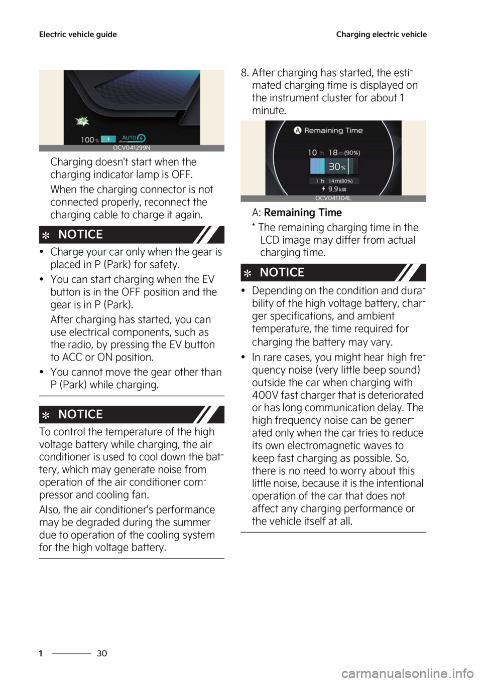 KIA EV6 2022  Owners Manual �&�M�F�D�U�S�J�D��W�F�I�J�D�M�F��H�V�J�E�F
��
�
�$�I�B�S�H�J�O�H��F�M�F�D�U�S�J�D��W�F�I�J�D�M�F
�$�I�B�S�H�J�O�H��E�P�F�T�O��U��T�U�B�S�U��X�I�F�O��U�I�F�
�D�I�B�S�H�J�O�H��J�O�E�J�D�B�