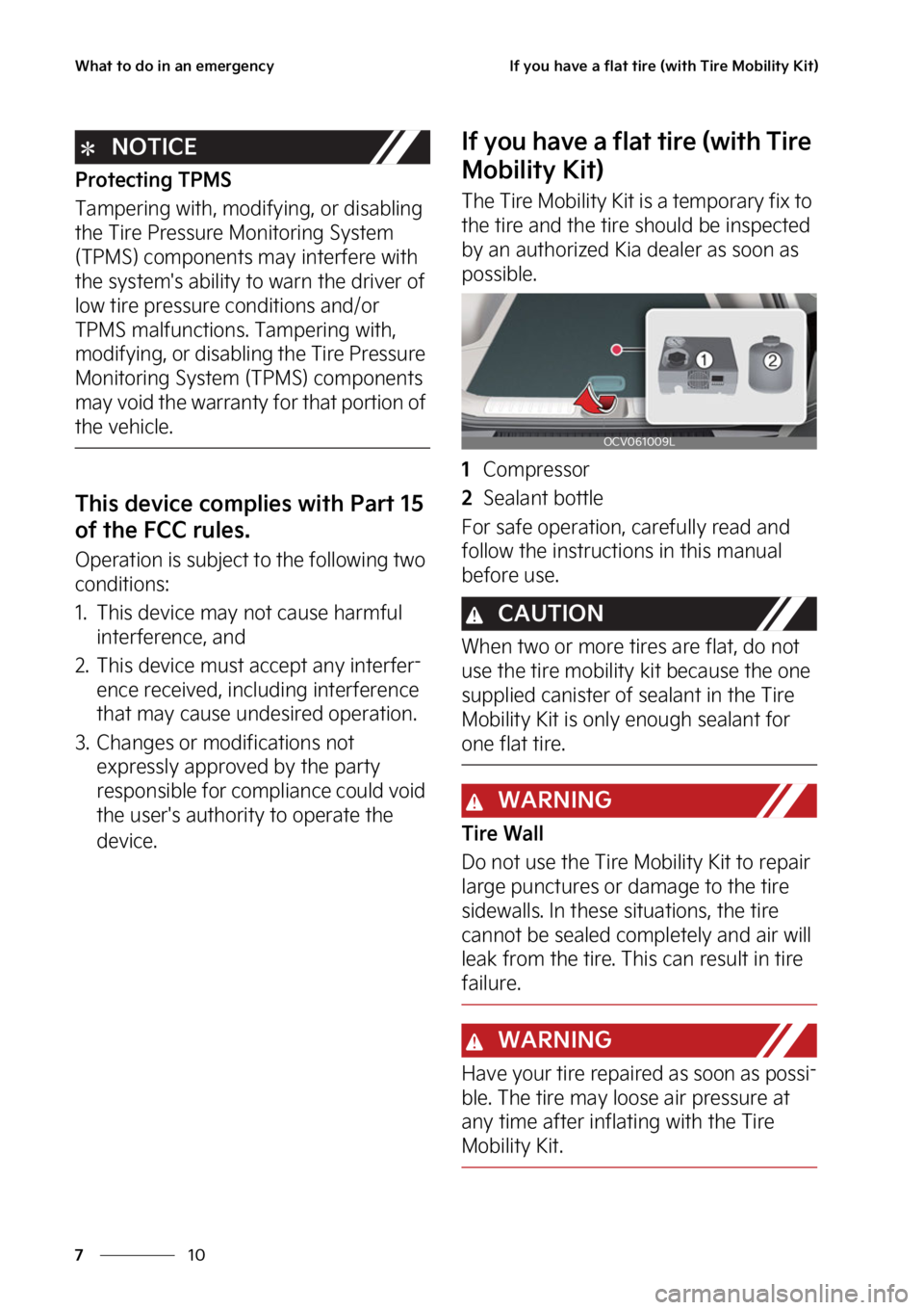 KIA EV6 2022  Owners Manual �8�I�B�U��U�P��E�P��J�O��B�O��F�N�F�S�H�F�O�D�Z
��
�
�*�G��Z�P�V��I�B�W�F��B��G�M�B�U��U�J�S�F��	�X�J�U�I��5�J�S�F��.�P�C�J�M�J�U�Z��,�J�U�

�/�0�5�*�$�&
�1�S�P�U�F�D�U�J�O�H��5�1�.�