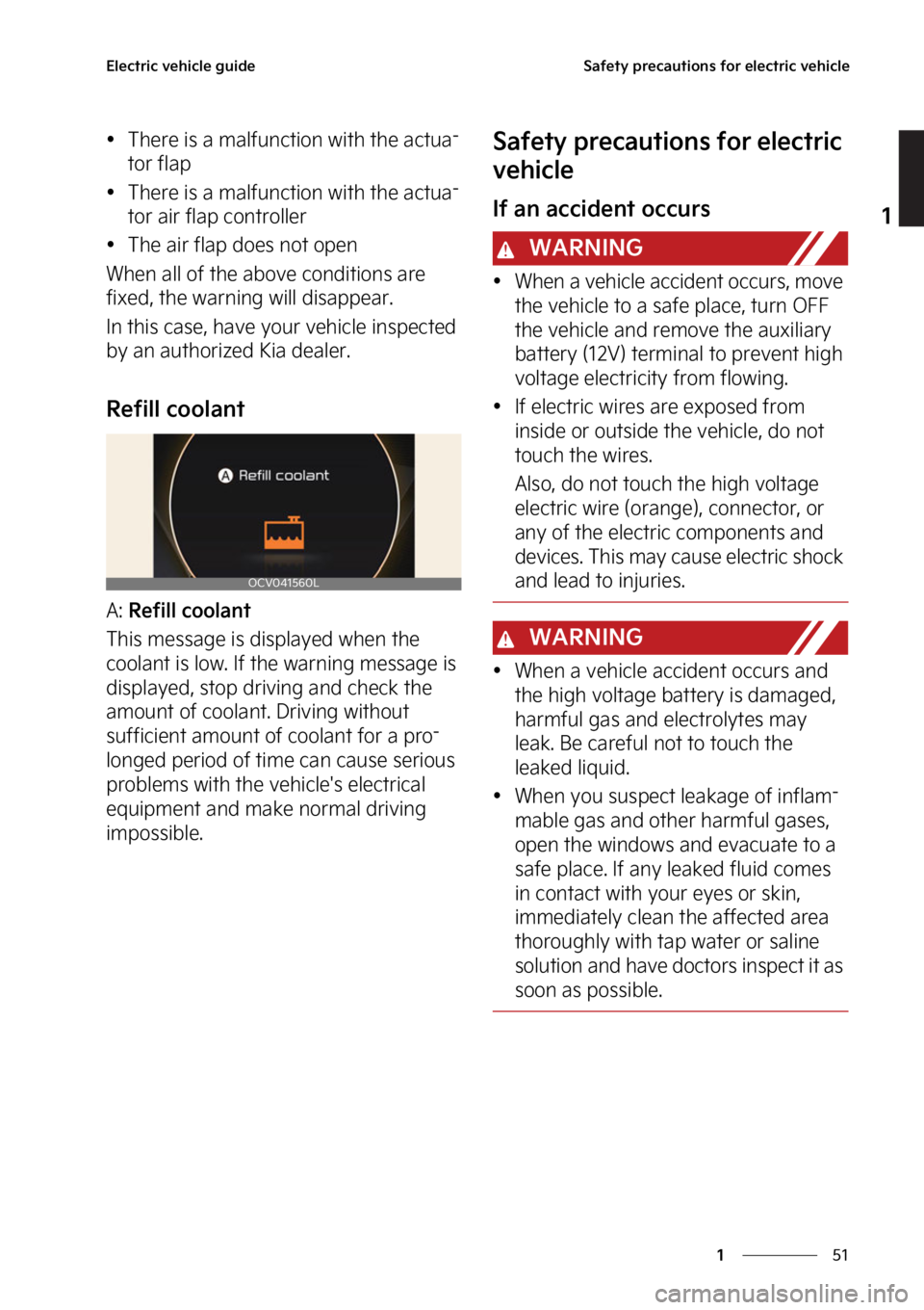 KIA EV6 2022  Owners Manual ��
�
�
�&�M�F�D�U�S�J�D��W�F�I�J�D�M�F��H�V�J�E�F�4�B�G�F�U�Z��Q�S�F�D�B�V�U�J�P�O�T��G�P�S��F�M�F�D�U�S�J�D��W�F�I�J�D�M�F
