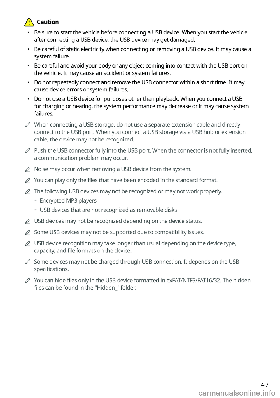 KIA EV6 2022  Navigation System Quick Reference Guide 4-7
  