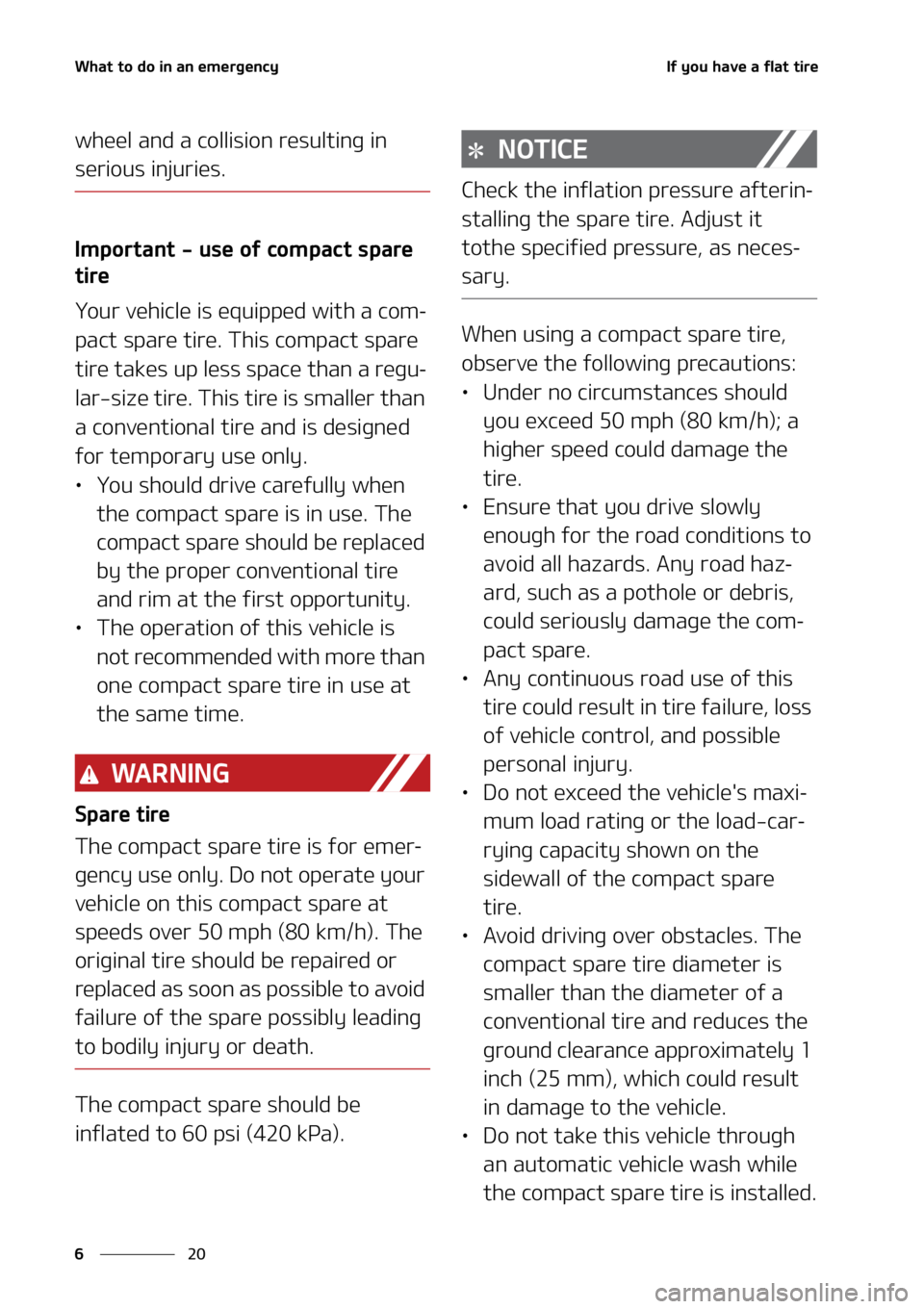 KIA SOUL 2021  Owners Manual �8�I�B�U��U�P��E�P��J�O��B�O��F�N�F�S�H�F�O�D�Z
��
�
�*�G��Z�P�V��I�B�W�F��B��G�M�B�U��U�J�S�F
�X�I�F�F�M��B�O�E��B��D�P�M�M�J�T�J�P�O��S�F�T�V�M�U�J�O�H��J�O�
�T�F�S�J�P�V�T��J�O�