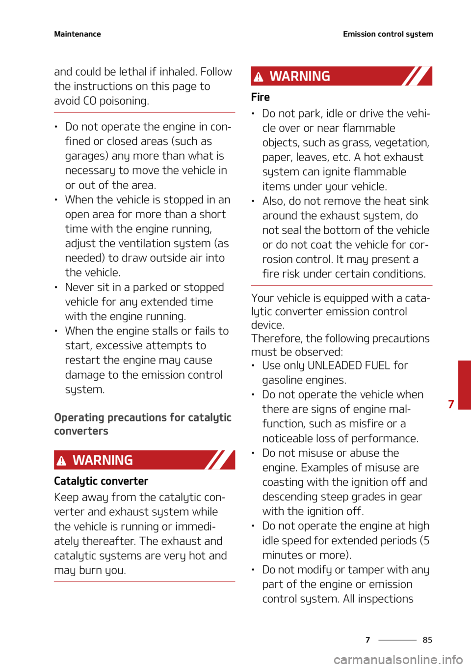 KIA SOUL 2021  Owners Manual ��
�
�
�.�B�J�O�U�F�O�B�O�D�F�&�N�J�T�T�J�P�O��D�P�O�U�S�P�M��T�Z�T�U�F�N
�B�O�E��D�P�V�M�E��C�F��M�F�U�I�B�M��J�G��J�O�I�B�M�F�E����P�M�M�P�X�
�U�I�F��J�O�T�U�S�V�D�U�J�P�O�T��P�O��