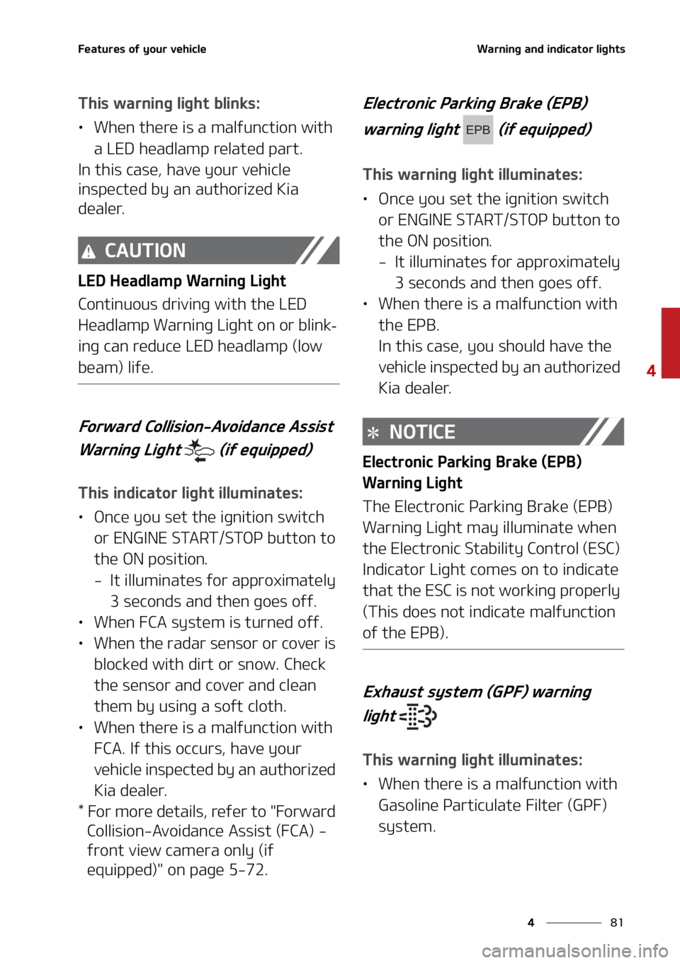 KIA SELTOS 2021  Owners Manual ��
�
�
��F�B�U�V�S�F�T��P�G��Z�P�V�S��W�F�I�J�D�M�F�8�B�S�O�J�O�H��B�O�E��J�O�E�J�D�B�U�P�S��M�J�H�I�U�T
�5�I�J�T��X�B�S�O�J�O�H��M�J�H�I�U��C�M�J�O�L�T�
LÜ�8�I�F�O��U�I�F�S�F��J�T�