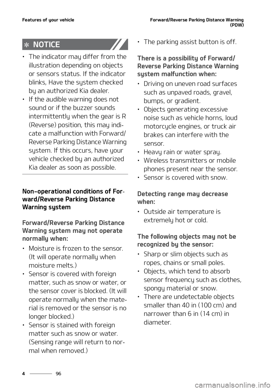 KIA SELTOS 2021  Owners Manual ��F�B�U�V�S�F�T��P�G��Z�P�V�S��W�F�I�J�D�M�F
��
�
��P�S�X�B�S�E��3�F�W�F�S�T�F��1�B�S�L�J�O�H��%�J�T�U�B�O�D�F��8�B�S�O�J�O�H
�	�1�%�8�

�/�0�5�*�$�&
LÜ�5�I�F��J�O�E�J�D�B�U�P�S��N�B�Z�
