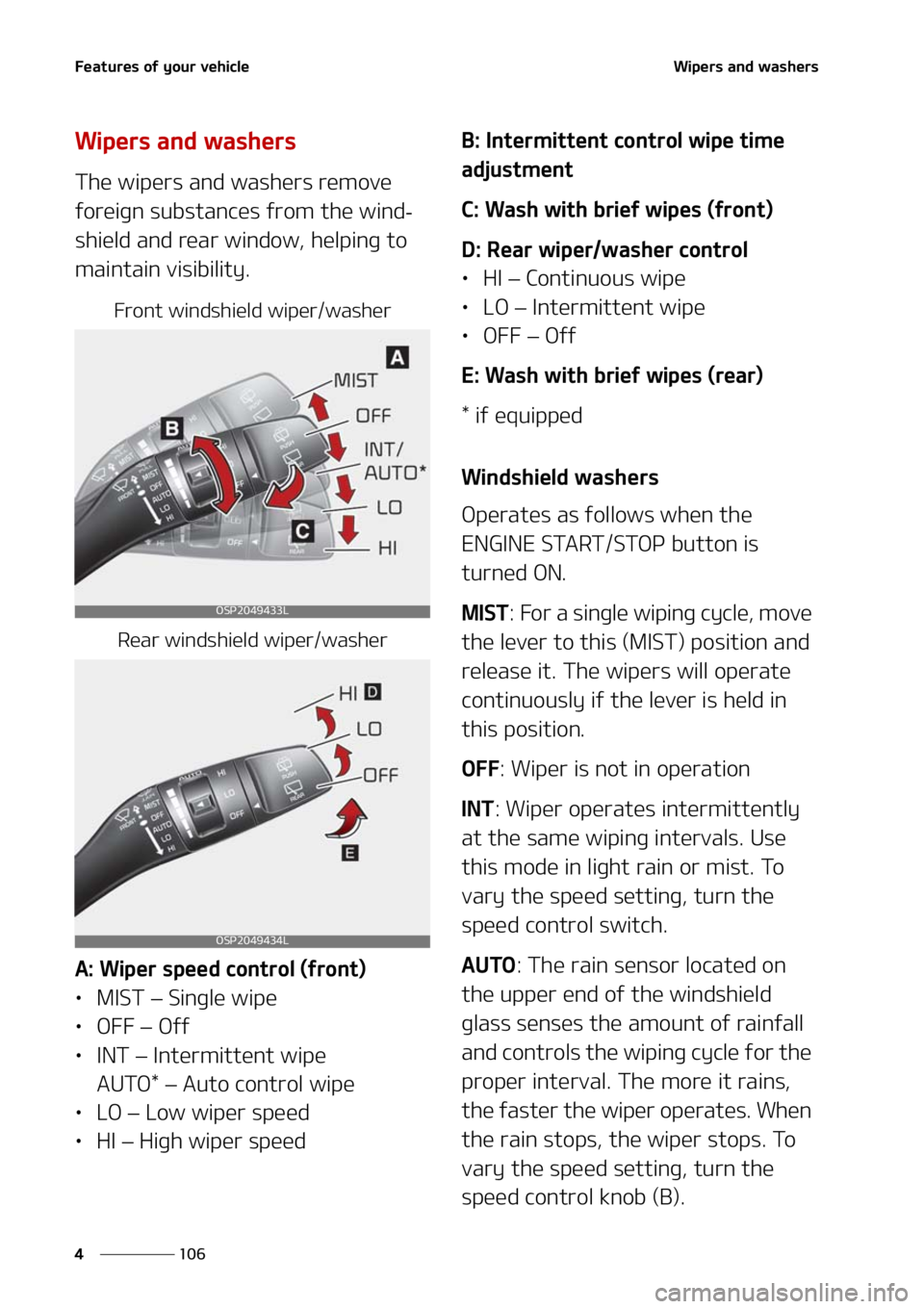 KIA SELTOS 2021  Owners Manual ��F�B�U�V�S�F�T��P�G��Z�P�V�S��W�F�I�J�D�M�F
���
�
�8�J�Q�F�S�T��B�O�E��X�B�T�I�F�S�T
�8�J�Q�F�S�T��B�O�E��X�B�T�I�F�S�T
�5�I�F��X�J�Q�F�S�T��B�O�E��X�B�T�I�F�S�T��S�F�N�P�W�F�
�G�P�S
