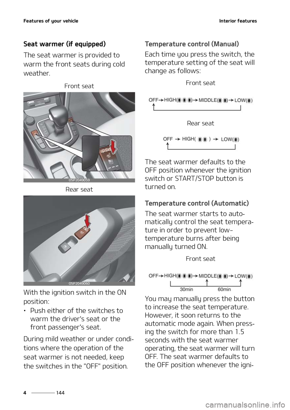 KIA SELTOS 2021  Owners Manual ��F�B�U�V�S�F�T��P�G��Z�P�V�S��W�F�I�J�D�M�F
���
�
�*�O�U�F�S�J�P�S��G�F�B�U�V�S�F�T
�4�F�B�U��X�B�S�N�F�S��	�J�G��F�R�V�J�Q�Q�F�E�

�5�I�F��T�F�B�U��X�B�S�N�F�S��J�T��Q�S�P�W�J�E�F�E�