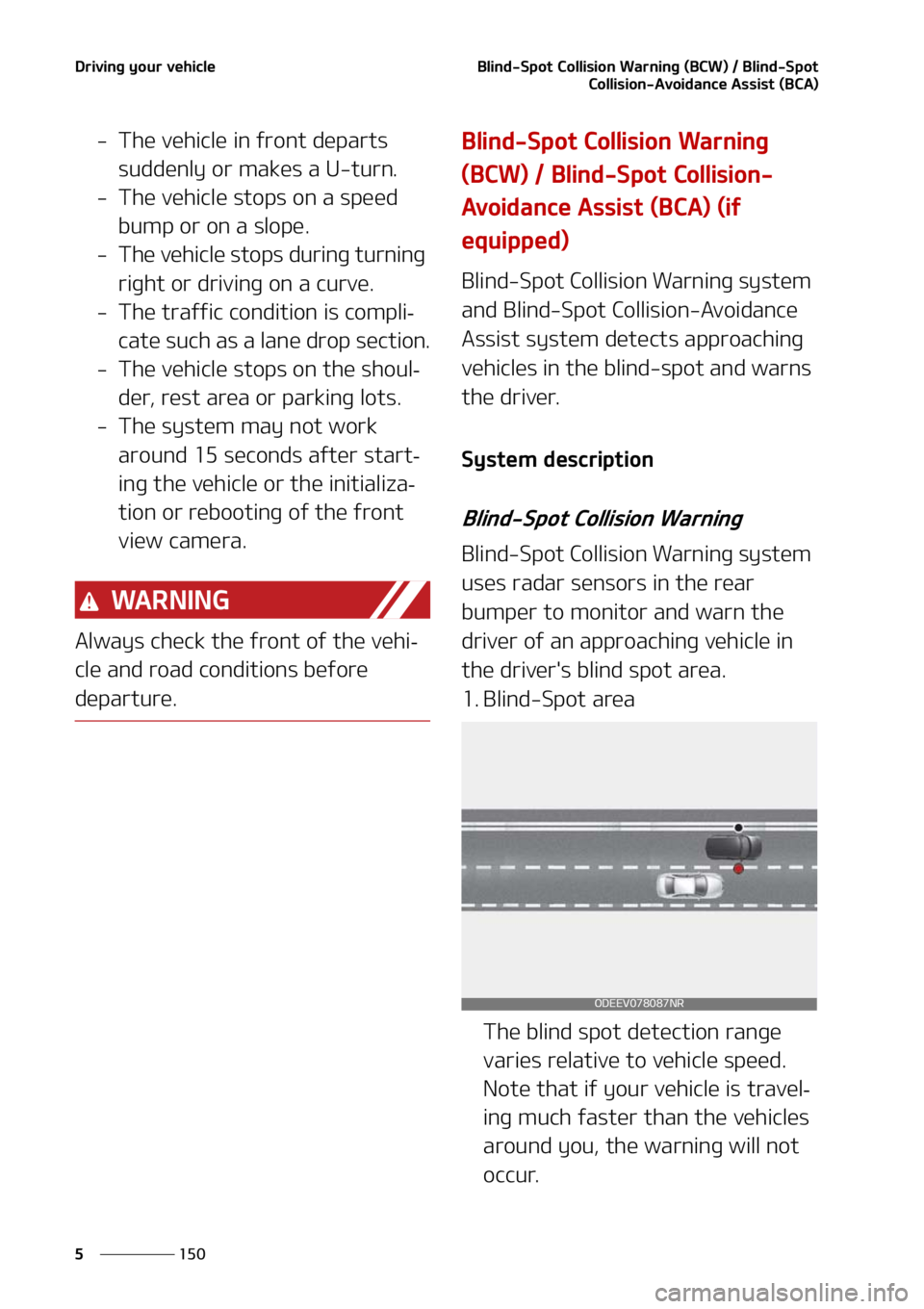 KIA SELTOS 2021  Owners Manual �%�S�J�W�J�O�H��Z�P�V�S��W�F�I�J�D�M�F
���
�
�#�M�J�O�E��4�Q�P�U��$�P�M�M�J�T�J�P�O��8�B�S�O �J�O�H��	�#�$�8�
����#�M�J�O�E��4�Q�P�U
�$�P�M�M�J�T�J�P�O��"�W�P�J�E�B�O�D�F��"�T�T�J�T�U�