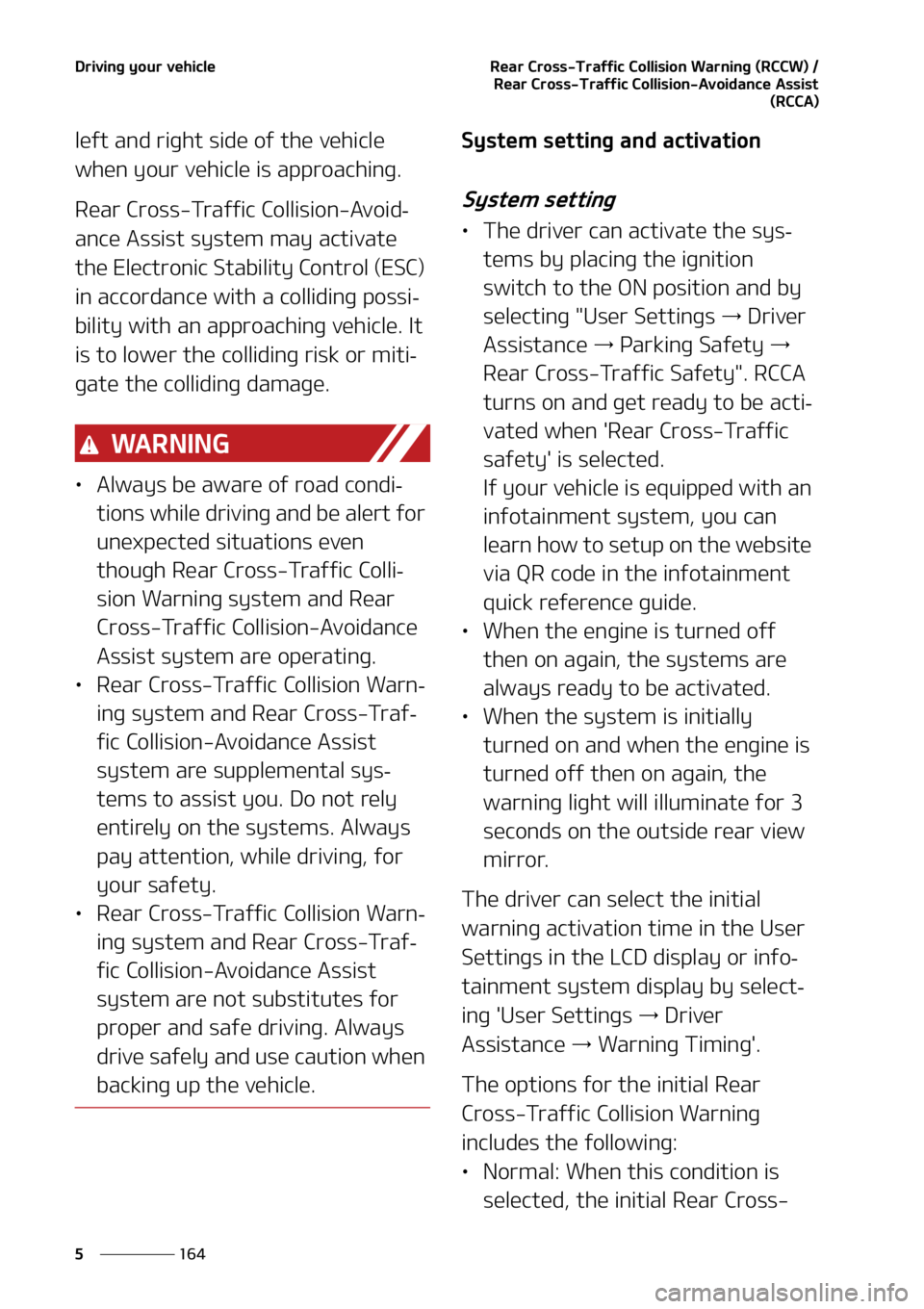 KIA SELTOS 2021  Owners Manual �%�S�J�W�J�O�H��Z�P�V�S��W�F�I�J�D�M�F
���
�
�3�F�B�S��$�S�P�T�T��5�S�B�G�G�J�D��$�P�M�M�J�T�J�P�O��8�B�S�O�J�O�H��	�3�$�$�8�
��
�3�F�B�S��$�S�P�T�T��5�S�B�G�G�J�D��$�P�M�M�J�T�J�P�O�