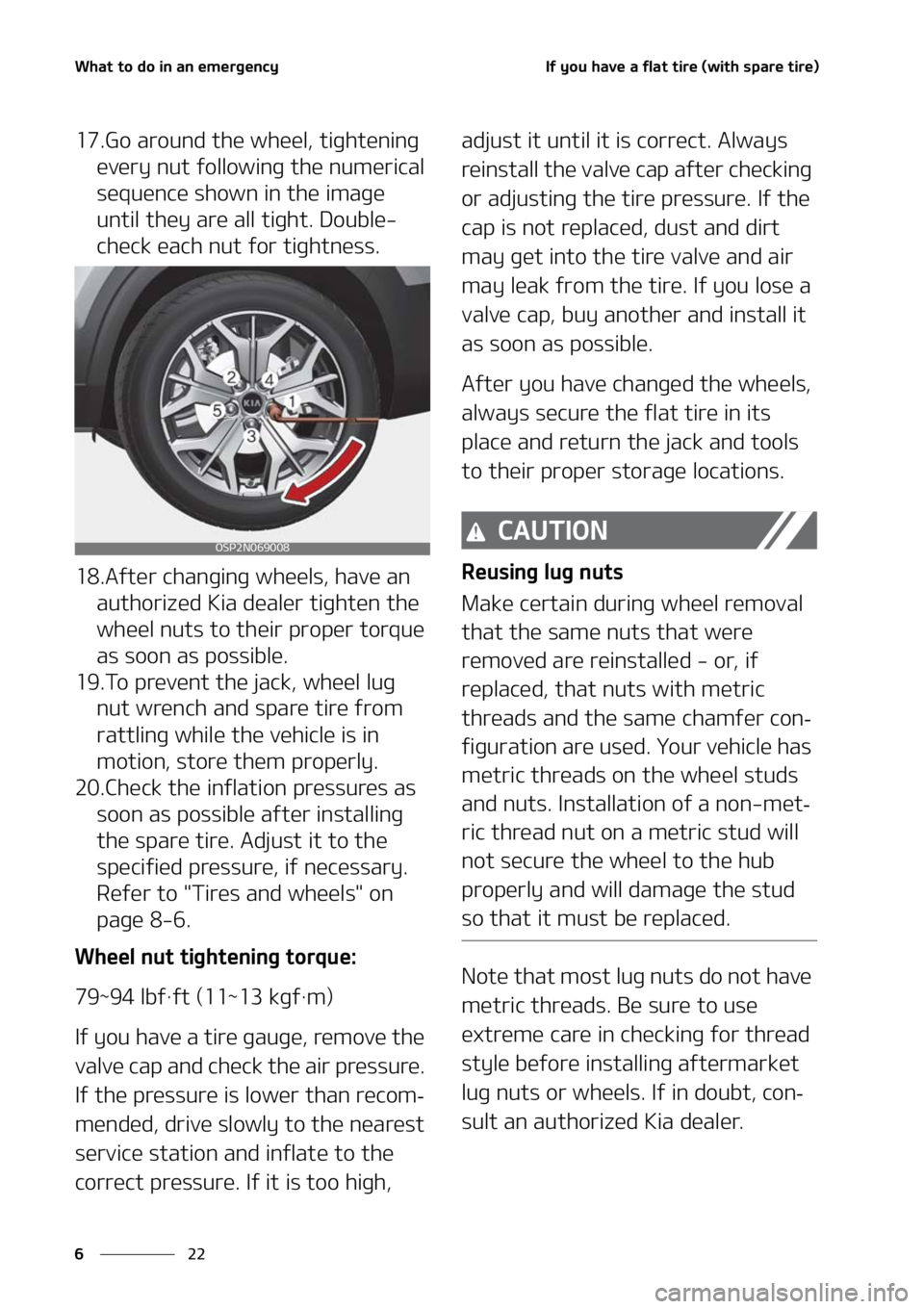 KIA SELTOS 2021  Owners Manual �8�I�B�U��U�P��E�P��J�O��B�O��F�N�F�S�H�F�O�D�Z
��
�
�*�G��Z�P�V��I�B�W�F��B��G�M�B�U��U�J�S�F��	�X�J�U�I��T�Q�B�S�F��U�J�S�F�

����(�P��B�S�P�V�O�E��U�I�F��X�I�F�F�M�
��U�J�H�I