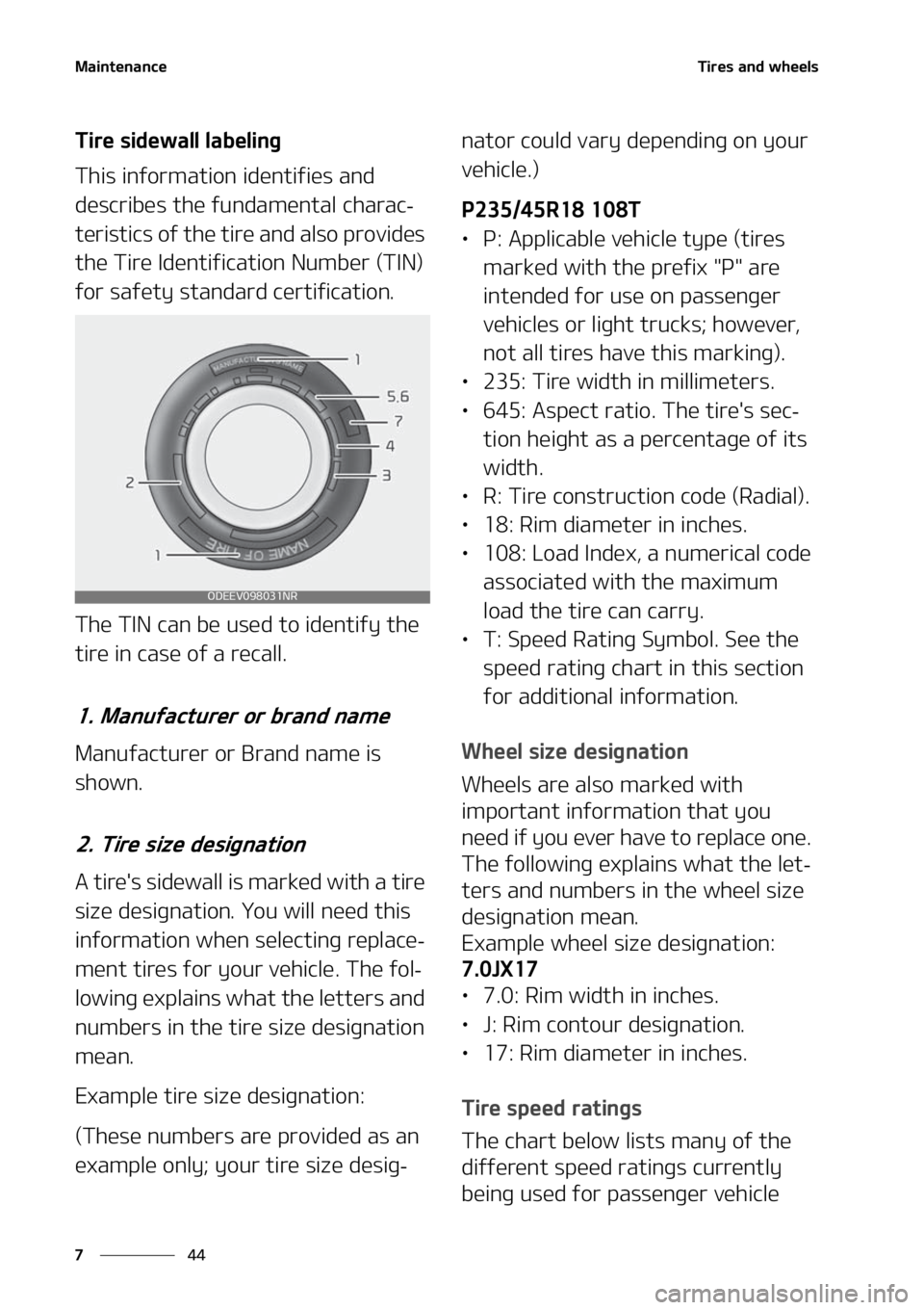 KIA SELTOS 2021  Owners Manual �.�B�J�O�U�F�O�B�O�D�F
��
�
�5�J�S�F�T��B�O�E��X�I�F�F�M�T
�5�J�S�F��T�J�E�F�X�B�M�M��M�B�C�F�M�J�O�H
�5�I�J�T��J�O�G�P�S�N�B�U�J�P�O��J�E�F�O�U�J�G�J�F�T��B�O�E�
�E�F�T�D�S�J�C�F�T��U�I�F