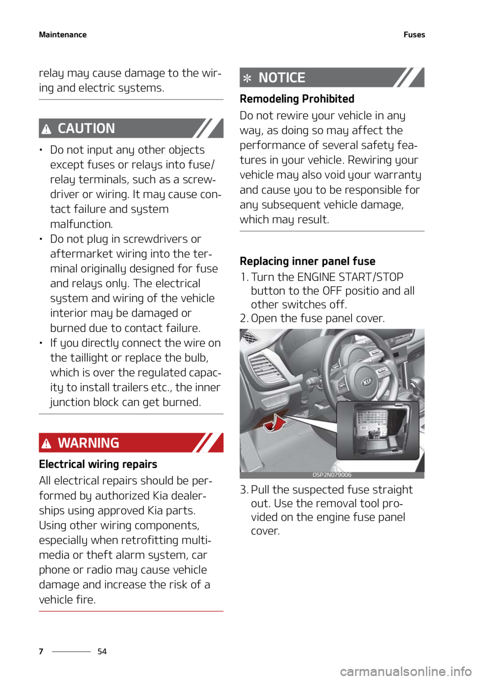 KIA SELTOS 2021  Owners Manual �.�B�J�O�U�F�O�B�O�D�F
��
�
��V�T�F�T
�S�F�M�B�Z��N�B�Z��D�B�V�T�F��E�B �N�B�H�F��U�P��U�I�F��X�J�S-
�J�O�H��B�O�E��F�M�F�D�U�S�J�D��T�Z�T�U�F�N�T�
�$�"�6�5�*�0�/
LÜ�%�P��O�P�U��J�O�Q