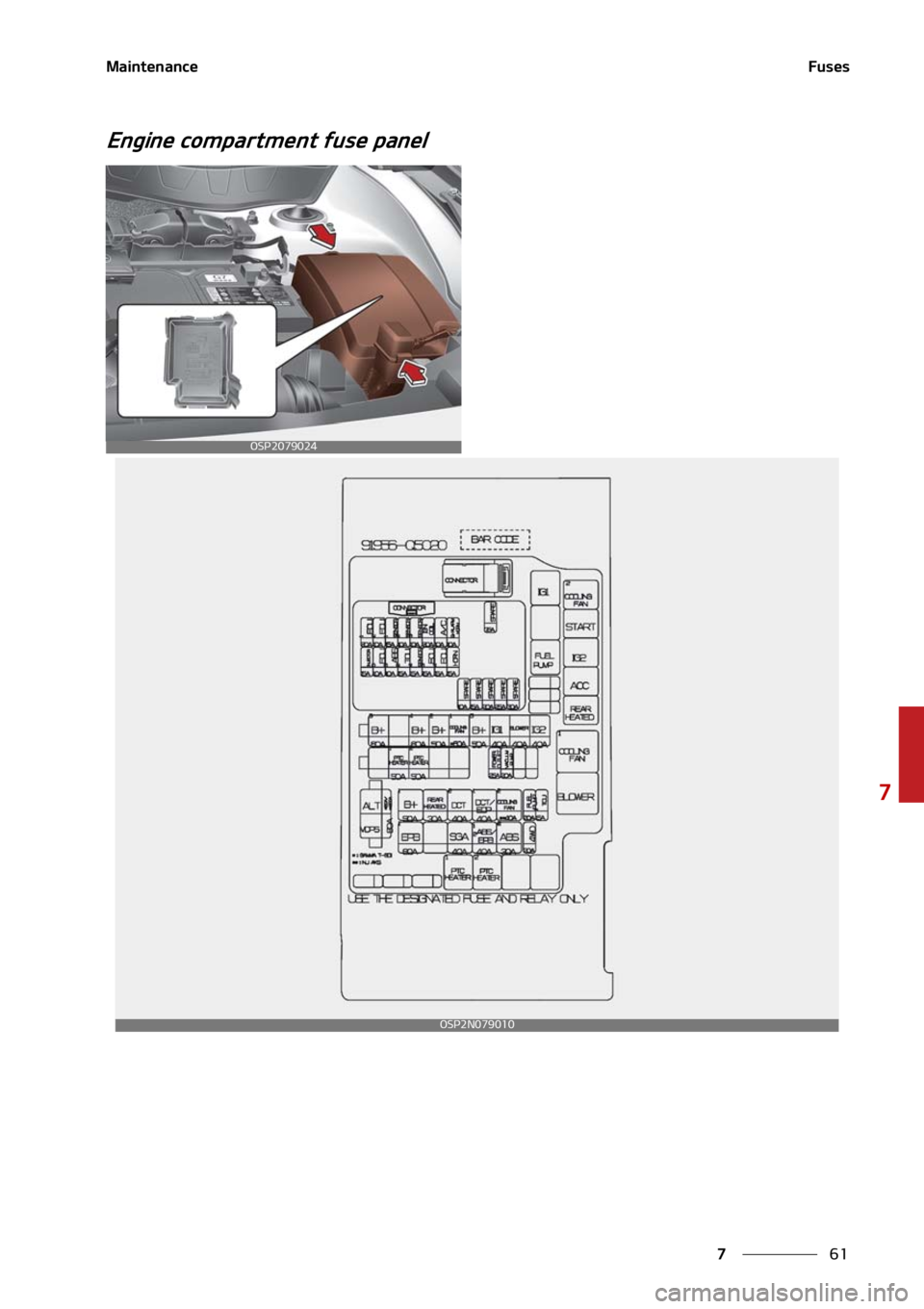 KIA SELTOS 2021  Owners Manual ��
�
�
�.�B�J�O�U�F�O�B�O�D�F��V�T�F�T
�&�O�H�J�O�F��D�P�N�Q�B�S�U�N�F�O�U��G�V�T�F��Q�B�O�F�M
�0�4�1�������
�0�4�1��/������ 