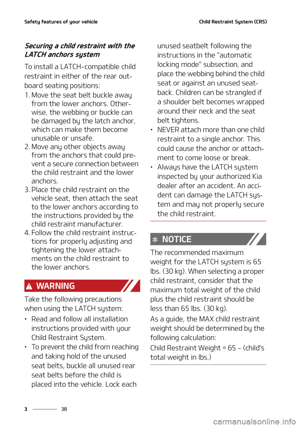 KIA SELTOS 2021  Owners Manual �4�B�G�F�U�Z��G�F�B�U�V�S�F�T��P�G��Z�P�V�S��W�F�I�J�D�M�F
��
�
�$�I�J�M�E��3�F�T�U�S�B�J�O�U��4�Z�T�U�F�N��	�$�3�4�

�4�F�D�V�S�J�O�H��B��D�I�J�M�E��S�F�T�U�S�B�J�O�U��X�J�U�I��U�I�F�