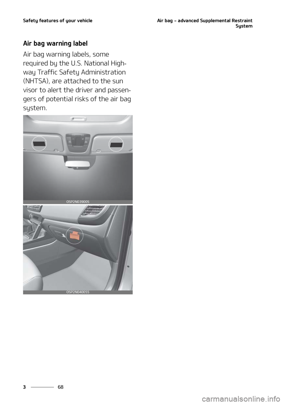 KIA SELTOS 2021  Owners Manual �4�B�G�F�U�Z��G�F�B�U�V�S�F�T��P�G��Z�P�V�S��W�F�I�J�D�M�F
��
�
�"�J�S��C�B�H����B�E�W�B�O�D�F�E��4�V�Q�Q�M�F�N�F�O�U�B�M��3�F�T�U�S�B�J�O�U
�4�Z�T�U�F�N
�"�J�S��C�B�H��X�B�S�O�J�O�H��