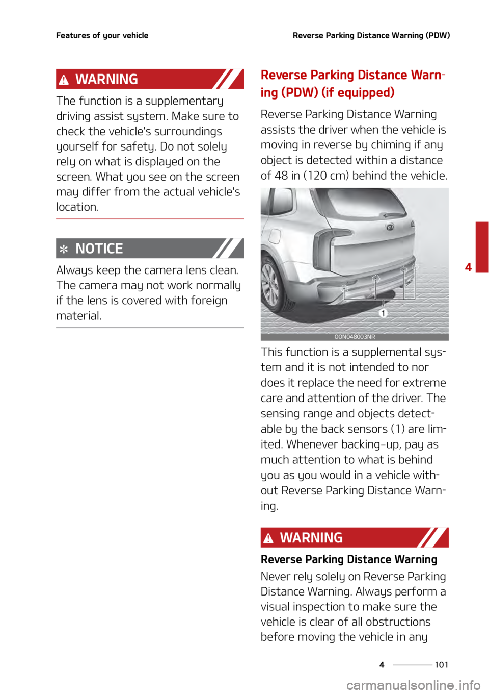 KIA TELLURIDE 2021  Owners Manual ���
�
�
��F�B�U�V�S�F�T��P�G��Z�P�V�S��W�F�I�J�D�M�F�3�F�W�F�S�T�F��1�B�S�L�J�O�H��%�J�T�U�B�O�D�F��8�B�S�O�J�O�H��	�1�%�8�

�8�" �3 �/ �* �/ �(
�5�I�F��G�V�O�D�U�J�P�O��J�T��B��T�V�Q