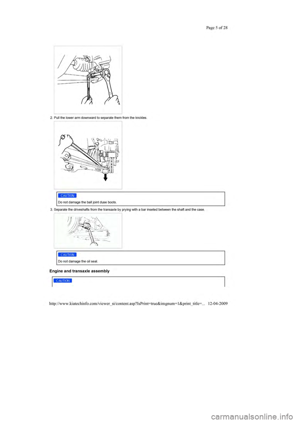 KIA SEPHIA 1996  Workshop Manual 