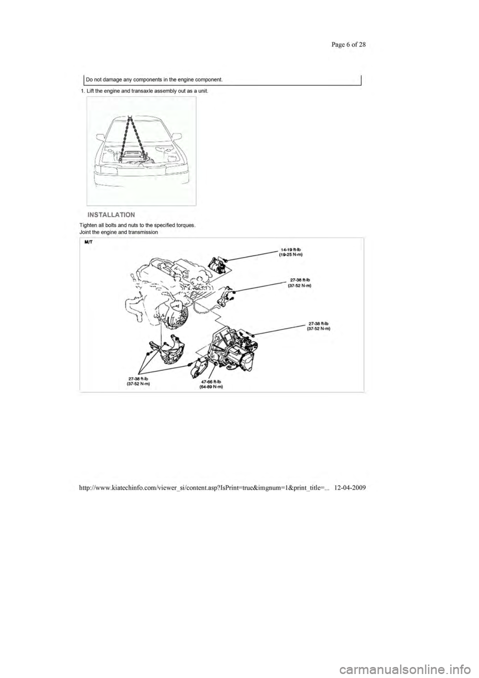 KIA SEPHIA 1996  Workshop Manual 
