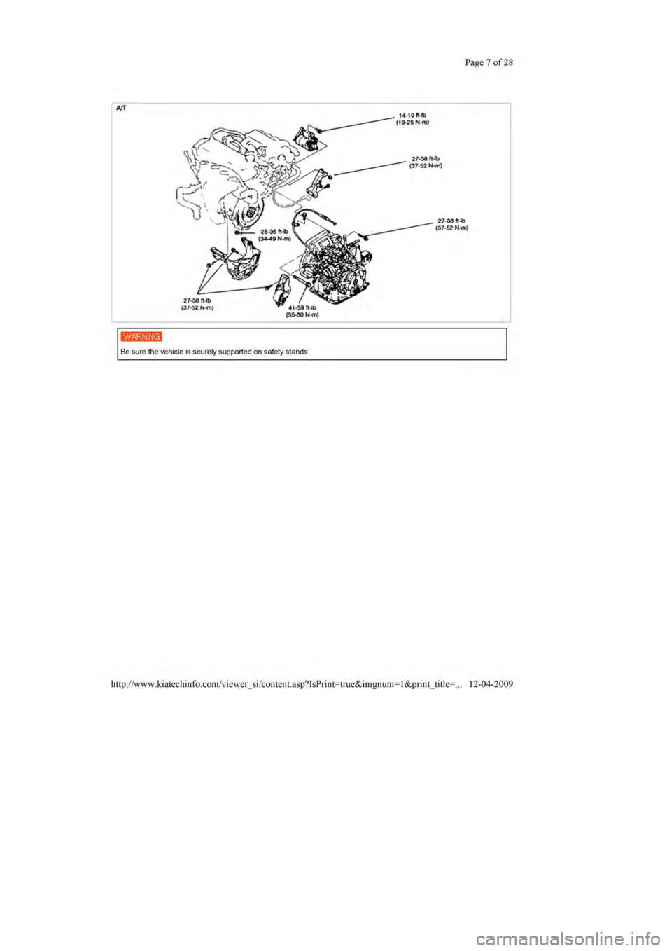 KIA SEPHIA 1996  Workshop Manual 