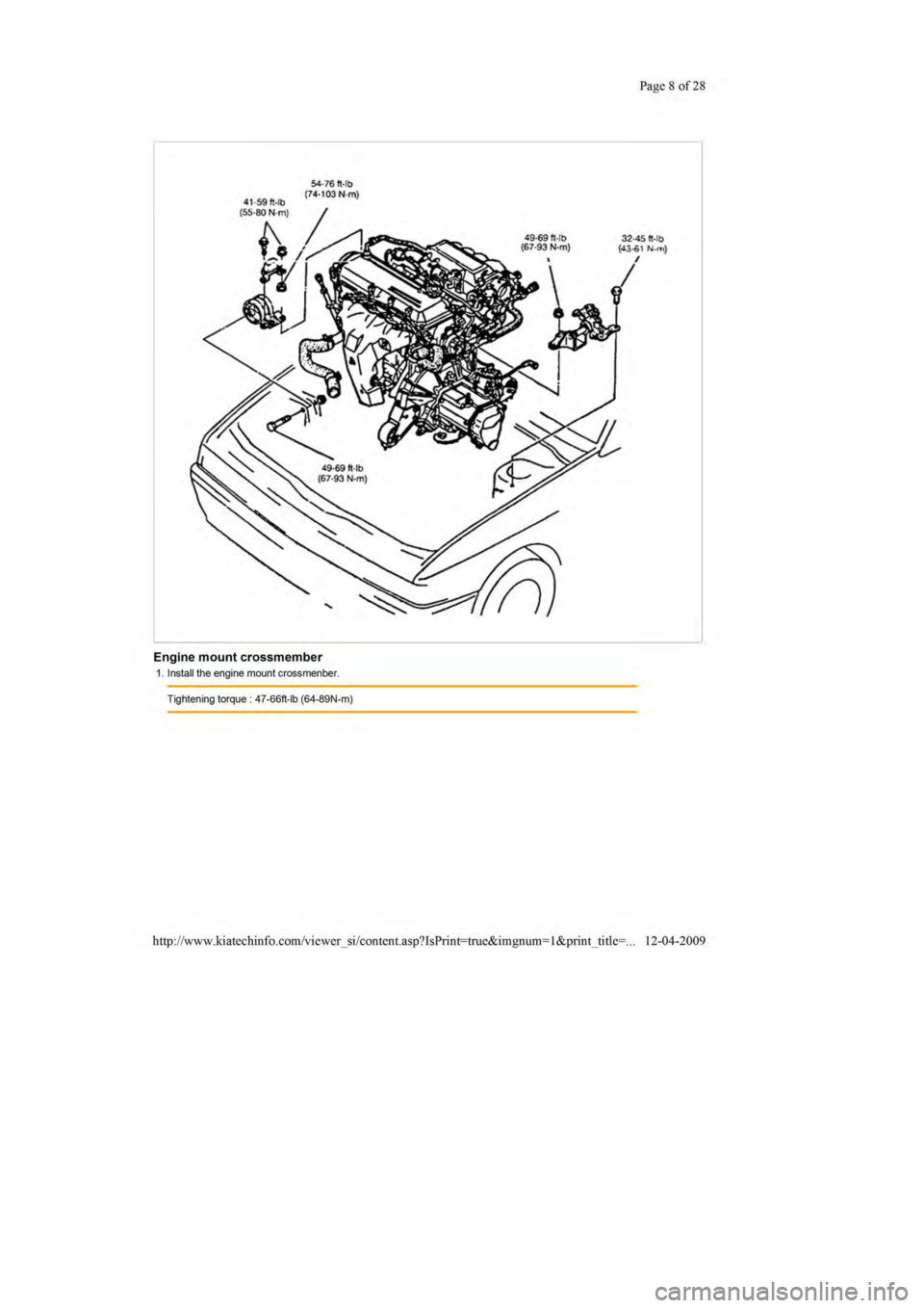 KIA SEPHIA 1996  Workshop Manual 